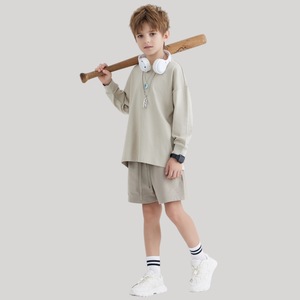 Unisex Niño 100% Algodón Camisetas Personalizadas en Blanco <span class=keywords><strong>Niños</strong></span> Sudadera de manga larga Casual Deportes <span class=keywords><strong>Niños</strong></span> Camiseta - Product Image 5