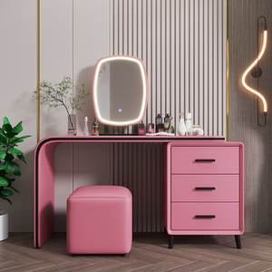 Belle <span class=keywords><strong>commode</strong></span> design pour femme Offre Spéciale avec miroir lumineux à LED <span class=keywords><strong>Prix</strong></span> <span class=keywords><strong>de</strong></span> gros Coiffeuse à maquillage en <span class=keywords><strong>bois</strong></span> <span class=keywords><strong>rose</strong></span> personnalisée à vendre - Product Image 4
