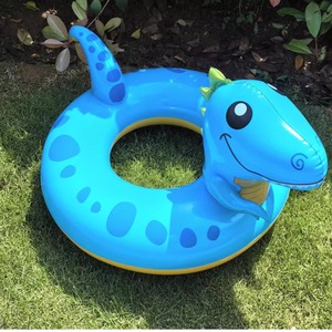 Bouée de natation <span class=keywords><strong>gonflable</strong></span> en PVC pour enfants de 3 à 10 ans, avec coussinets sous les aisselles épaissis, motifs dinosaure et licorne de dessin animé, sécurité piscine - Product Image 4