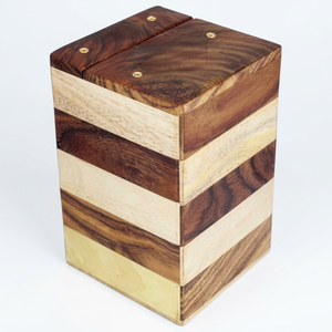 Handmade Wooden Square Savings <b>Box</b> <b>with</b> Padlock Coin Money Bank <b>Cash</b> Budget Storage <b>Box</b> Decorative Wooden Piggy Bank for Home - Product Image 1