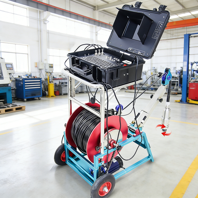 Wopson Deep Well Water Scanner Borehole Inspection New Underground Lightweight Well Camera 300m Cable