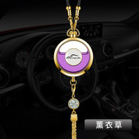 Logo de voiture de parfum liquide pendentif de voiture d'or de vente chaude avec le parfum de désodorisant de voiture de perceuse