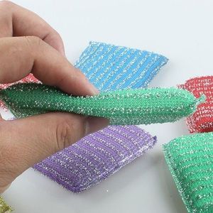 DS5228 Spugne Multiuso per Pulizia, Spugnette Abrasive da Cucina Non Abrasive per <span class=keywords><strong>Pentole</strong></span>, <span class=keywords><strong>Padelle</strong></span> <span class=keywords><strong>e</strong></span> Stoviglie - Product Image 3