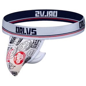 <span class=keywords><strong>ORLVS</strong></span> AliExpress Lieferant Sommer Neue Herren Atmungsaktive Unterwäsche Dünner Eisseide Tanga mit Niedrigem Bund OR301 - Product Image 1