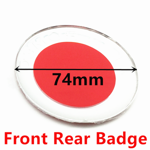 Pour AlfaRomeo 147 <span class=keywords><strong>156</strong></span> 159 74mm Emblème de capot avant de voiture, autocollant de calandre, badge de coffre arrière, décalcomanie, accessoires de style automobile - Product Image 2