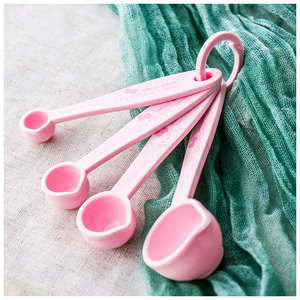 Chefmade Kt7036 Dụng Cụ Nhà Bếp 4PC 1.2Ml 2.5Ml 5Ml 15Ml Cấp Thực Phẩm Nhựa Màu Hồng Đo Spoon Set Cho Baking - Product Image 4
