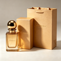 Prix de gros pour flacons de parfum vides en verre avec boîte, 30 ml, 50 ml, 100 ml, couleur personnalisable, flacon de parfum