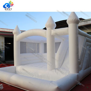 <span class=keywords><strong>Piscine</strong></span> gonflable blanche <span class=keywords><strong>avec</strong></span> toboggan, équipement de jeu doux, à vendre - Product Image 3