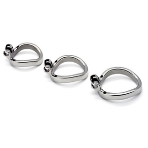 Dispositivo de Castidad de Metal con Anillo Curvo de 52 mm FRRK, Acero Inoxidable 304 para Jaula de Castidad - Product Image 4