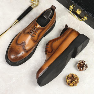 Chaussures pour hommes de haute qualité, rehaussantes, à lacets, imperméables, respirantes, style Oxford, pour tenue de ville formelle - Product Image 6