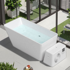 Baignoire de récupération en acrylique Iceglax au design moderne avec refroidisseur professionnel 1HP pour la récupération sportive - Product Image 3