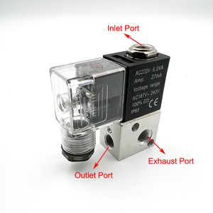 Válvula Solenoide Neumática de Tres Vías y Dos Posiciones Modelo <span class=keywords><strong>AirTac</strong></span> <span class=keywords><strong>3V210</strong></span>-<span class=keywords><strong>08</strong></span> - Product Image 4