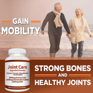 高強度食品グレードハーブエキスグルコサミンコンドロイチン野生関節ケアカプセルボトル入り-最適な関節の健康のために - Product Image 3