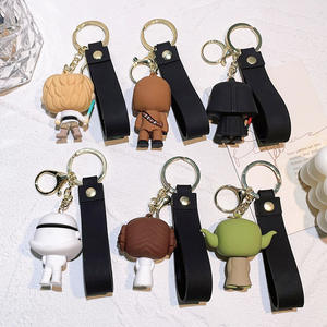 Vente chaude dessin animé <span class=keywords><strong>Star</strong></span> <span class=keywords><strong>Wars</strong></span> 3D figurine PVC porte-clés <span class=keywords><strong>Yoda</strong></span> Dark Warrior Stormtrooper voiture sac pendentif pour voitures et sacs - Product Image 3