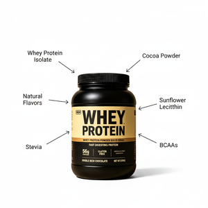 Proteine del Siero di Latte al Cioccolato OEM - Migliora la Forza Muscolare, Rafforza l'Immunità, Combatte la Fatica e Fornisce Energia - Product Image 2