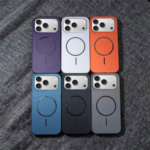 Custodia per telefono in PC con ricarica wireless magnetica per iPhone 17 16 15 14 <span class=keywords><strong>13</strong></span>, <span class=keywords><strong>cover</strong></span> in fibra di carbonio per Samsung S26 e <span class=keywords><strong>Xiaomi</strong></span> - Disponibile - Product Image 3