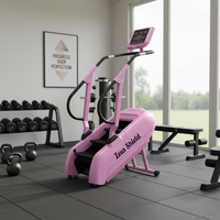 Appareil de cardio-training électrique commercial pour grimper les escaliers, capacité 200 kg, réglable, équipement de gym durable
