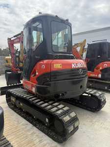 Excavatrice sur pneus Kubota 55 d'occasion - Modèle 2024 d'origine coréenne, bon état mécanique, livraison rapide et paiement flexible - Product Image 2