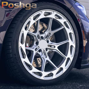 <span class=keywords><strong>Jantes</strong></span> en alliage d'aluminium forgé argentées polies 5x120 5x114.3 5x112 <span class=keywords><strong>17</strong></span> 18 19 20 22 <span class=keywords><strong>pouces</strong></span> pour Rolls Royce <span class=keywords><strong>BMW</strong></span> Tesla Mustang - Product Image 2