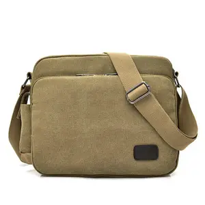 Sacoches de voyage multi-poches pour hommes Sacoche de travail Sac à bandoulière Sac Messenger en toile Sac à bandoulière pour femmes