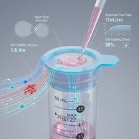 Tamis en nylon stérile jetable de cellules de filtres de laboratoire de 40um 70um 100um emballé individuellement