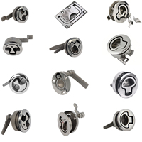 ZD pièces marines poignée de levage à traction ronde serrure de loquet 316 acier inoxydable bateau trappe loquet Yacht armoire serrure à came