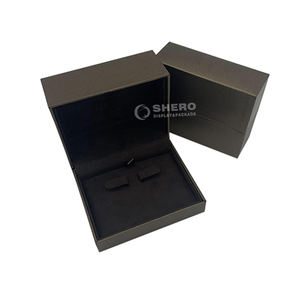 Cajas de Piel Sintética PU de Primera Calidad, Color Negro, Personalizadas al por Mayor, para Collares, Pulseras, Anillos, Pendientes, Joyería - Product Image 2