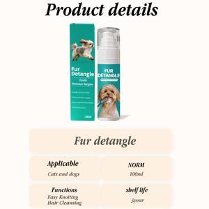 Muestra Gratuita de Espray Nutritivo para el Pelo de Mascotas en Caja Ecológica, Suavizante y Antiestático, Desenredante para Perros, para el Baño y el Aseo - Product Image 6