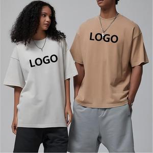 T-shirt à imprimé logo surdimensionné, manches courtes, jersey 100% coton, col rond, vêtements décontractés pour hommes - Product Image 1