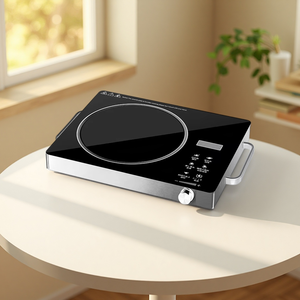 Cuisinière Électrique Intelligente 110V-220V pour Usage Domestique, 3500W, à Infrarouge avec Bouton de Minuterie pour Frire et Cuire au Bain-Marie, Vente en Gros Usine - Product Image 1