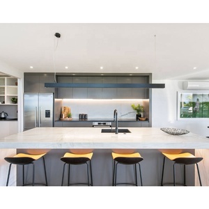 عالي اللمعة ورنيش اللوحة الحديثة خزائن المطبخ الاقتصادي Kitchenette جميع في واحد - Product Image 2