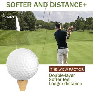 Accesorios de Golf con Estuche de Alta Gama, Pelotas de Práctica Ecológicas, Telémetro Magnético, Tees de Golf, Cepillo y Marcador - Product Image 4