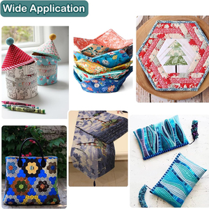 Interfaz de vellón fusible de peso pesado 11,8 pulgadas X 11 yardas de vellón fusible <span class=keywords><strong>para</strong></span> coser, bolsos, costura, acolchado - Product Image 6