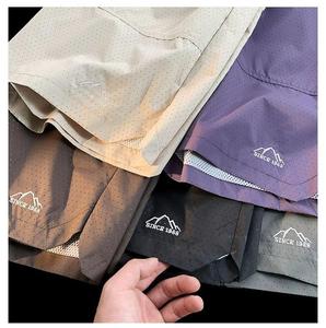 Wholesale Men's Casual Double-Lined Mesh Sport <b>Shorts</b> Fashionable Printing Graphic Heavy Cotton Oversize <b>Jogger</b> Quick Dry - Product Image 2