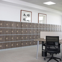 Prix d'usine, personnalisable, étanche, résistant à l'humidité, casier en plastique ABS pour bureau/supermarché, conception démontable brevetée, 5 ans de garantie