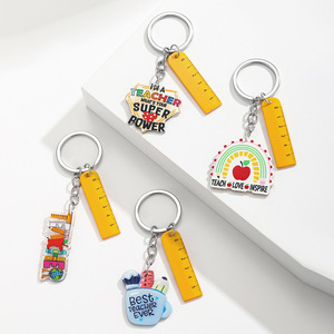 New Cartoon Acrylic Plastic Keychain Pendant Backpack Car Decoration Custom Model 35235 CN ZHE Made No Brand