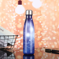 Gobelet isotherme en acier inoxydable à double paroi et à ouverture étroite, design éclaboussures de peinture, cadeau personnalisé, bouteille portable pour le camping en extérieur