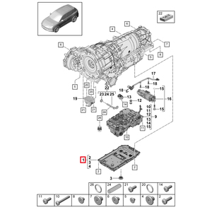 Carter d'huile de Transmission de haute qualité PAB398009 0D5398009A 0D5398009B PAB39800901 pour Audi A4 A5 A6 <span class=keywords><strong>A7</strong></span> Q5 Q7 Q8 Touareg Bentayga - Product Image 2