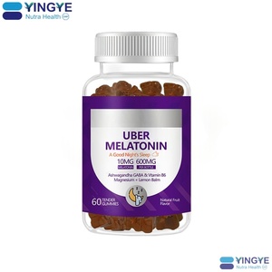 OEM自有品牌10毫克成人睡眠褪黑素软糖-有机纯素安眠整夜助眠剂 - Product Image 1