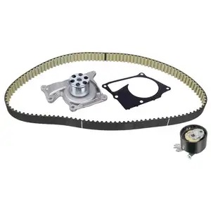 Timing Belt Kit with Water Pump fit for Mercedes-Benz Nissan Renault VKMC06136 Timing belt Set Tensioner Pulley 6079930497S1