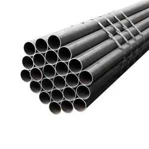 Black Seamless Q235 Steel Pipe Cold Rolled API And BIS Certified For Oil Drill Pipelines Round Shape ASTM Standard