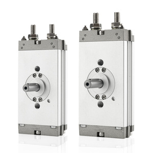 Cylindre rotatif oscillant pneumatique de type fin CRQ2B/CDRQ2B10/15/20/30/40, angle réglable de 90 à 180 degrés pour diverses industries - Product Image 1