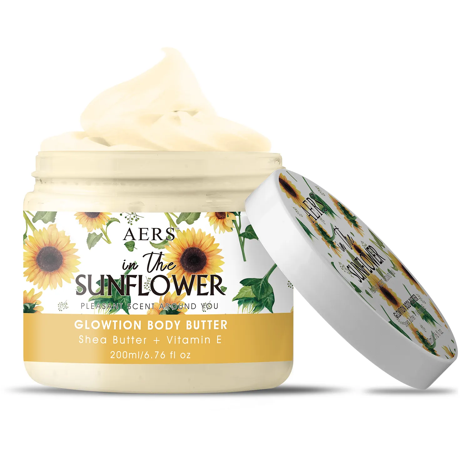 Brighten Moisturizing Plant Extract Shea Butter Sunflower Lotion Skin Beauty High Quality Body Cream