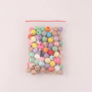 Vente en gros 100 pièces/<span class=keywords><strong>perles</strong></span> en <span class=keywords><strong>bois</strong></span> naturel beaux jouets colorés pour bébés <span class=keywords><strong>perles</strong></span> en <span class=keywords><strong>bois</strong></span> rondes sûres <span class=keywords><strong>perles</strong></span> de bijoux portables - Product Image 5