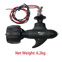 Moteur POD électrique directionnel Maytech MTED70-ES avec ESC intégré, protection d'hélice en nylon renforcé étanche, poussée métallique de 58,5 kgf