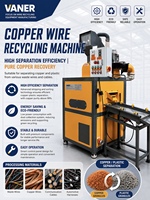 Granulateur de fil de cuivre automatique à haute efficacité, petite taille, pour recyclage de câbles usagés, prix usine OEM en gros