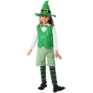 Disfraces de Actuación para Niños de Cosplay Irlandés para el Día de <span class=keywords><strong>San</strong></span> <span class=keywords><strong>Patricio</strong></span> 2025 Conjuntos a Juego para Parejas y Familias Disfraces Divertidos de Halloween - Product Image 5