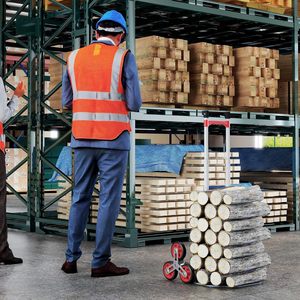 Chariots à bagages avec camion à 6 roues avec poignée télescopique Chariot de transport Emballage de vente par correspondance - Product Image 3