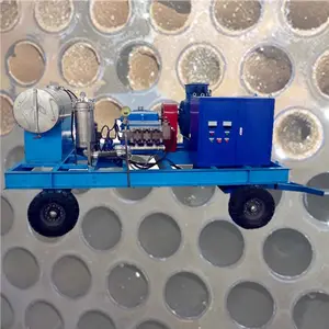 Machine de nettoyage à jet d'eau d'aquarelle, changeur de chaleur, extracteur de tubes, nettoyage de tubes bloquant