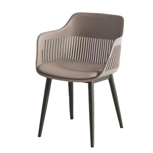 Sedia da Pranzo in Plastica con Cuscino in Cotone Bianco, Nero, Blu o Giallo per Caffetteria, <span class=keywords><strong>Cucina</strong></span>, Ristorante, Hotel - Product Image 5